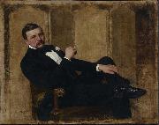 Jan van Beers Portrait of a Man oil on canvas